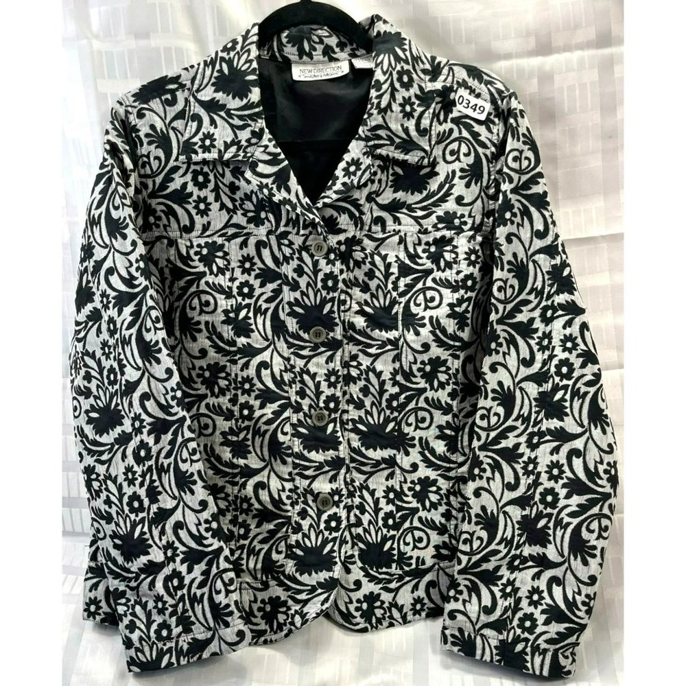 NEW DIRECTION, Women VEST, long sleeve, SIZE L, COLOR BLACK - Picture 9 of 13